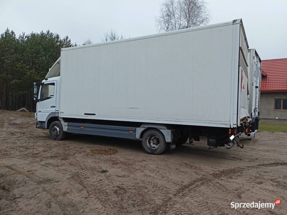 Mercedes Atego 818 2007 r 2 wł kontener 61 m Kolno sprzedam