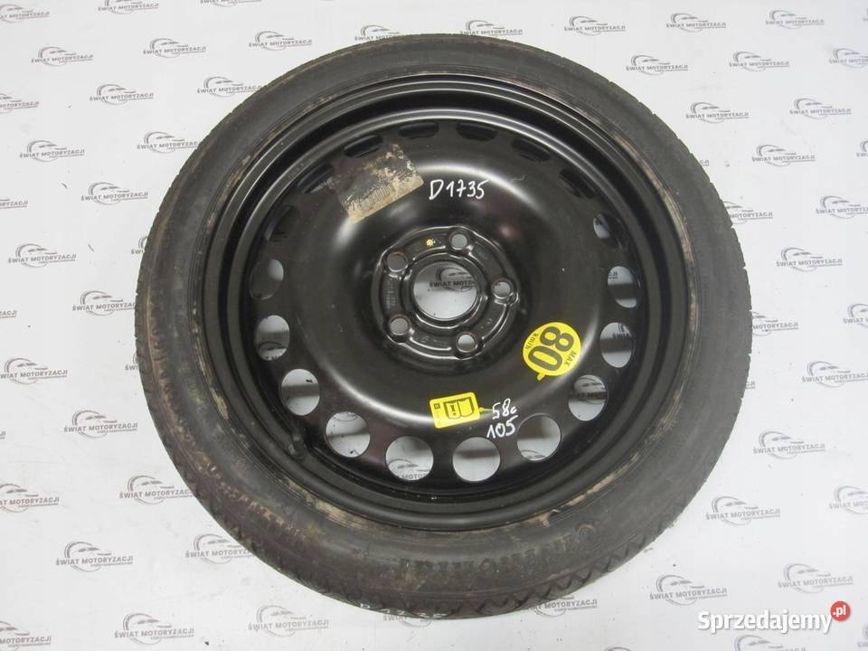 OPEL ASTRA J K koło dojazdowe 1157016 92M 5x105