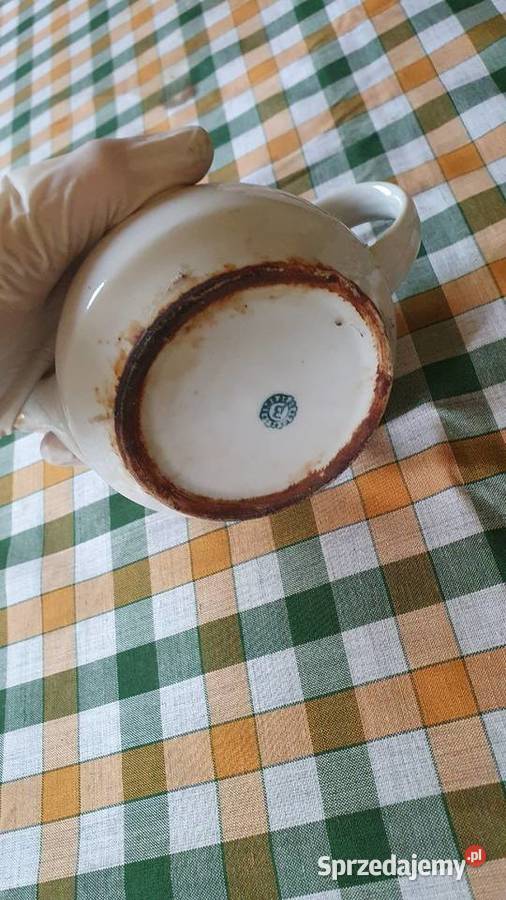 Zaparzacz dzbanek imbryk do herbaty porcelanowy Porcelana i szkło mazowieckie