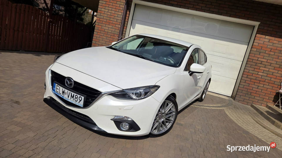 Mazda 3 20 165SkyActivNAWIGACJA HeadUpBIAŁA isofix Aleksandrów Łódzki