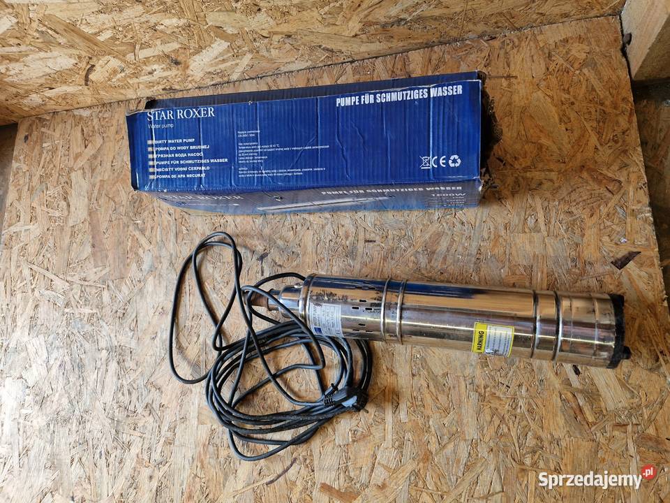 Pompa Do Wody Głębinowa Śrubowa 1500W star roxer Głogowa
