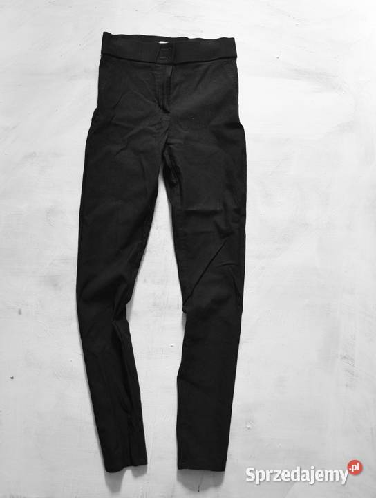 czarne spodnie eleganckie na okazję primark S XS Długie Warszawa