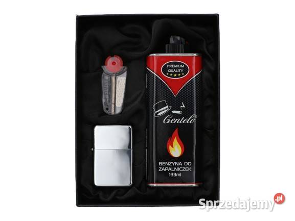 Zestaw Zapalniczka Benzynowa Knot i Kamienie śląskie Ostrowy nad Okszą sprzedam