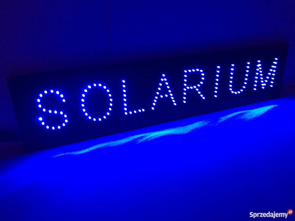 Reklama LED SOLARIUM 80x20 szyld Pomiechówek sprzedam