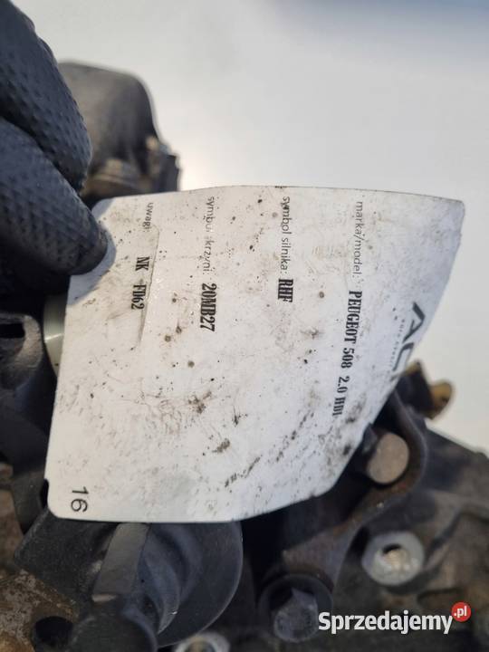 SKRZYNIA BIEGÓW Peugeot 508 20 HDI MANUAL Chełm