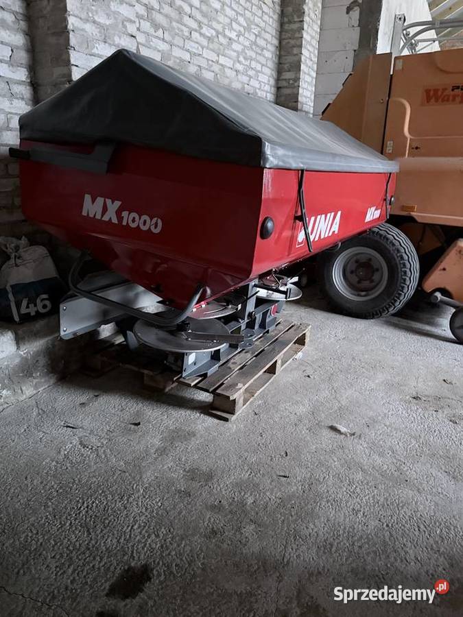 Rozsiewacz do nawozu unia mx 1000 Rozsiewacze nawozów Waśniów