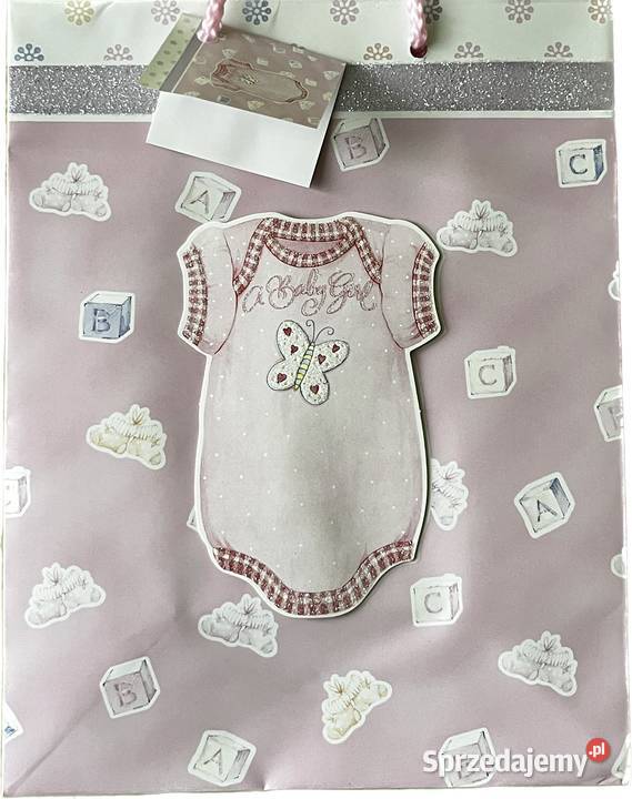 Elegancka Różowa Torebka Prezentowa 3D Dzieci Ostrowy nad Okszą