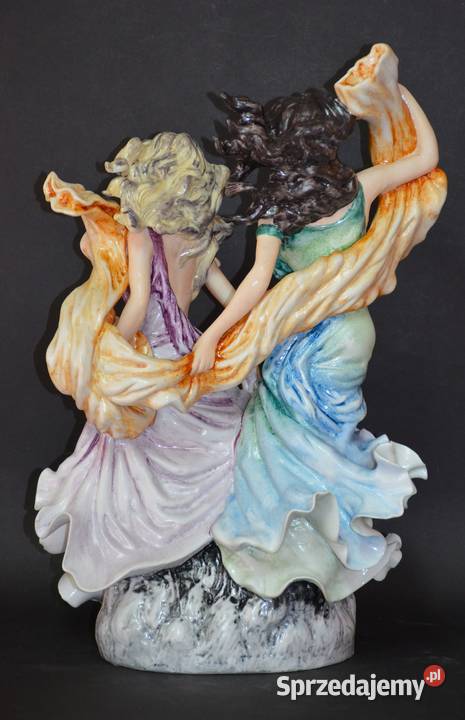 Roceram porcelana grupa figuralna Taniec Nimf wielkopolskie Środa Wielkopolska