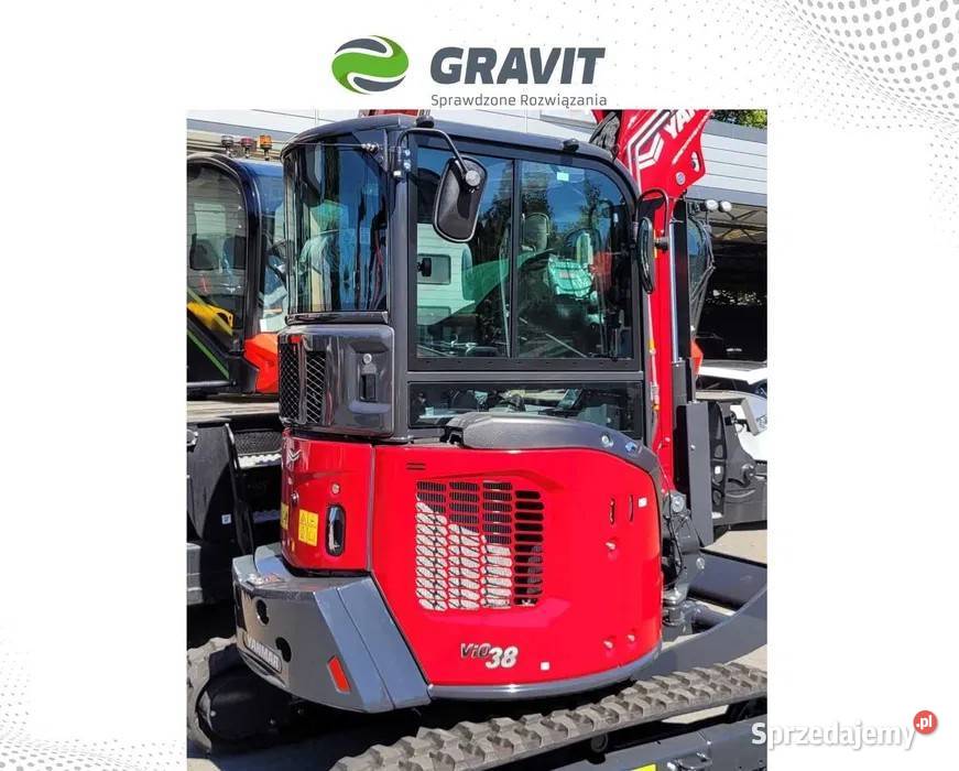 Koparka Yanmar ViO387 4 tony Koparki Strzeszkowice Duże