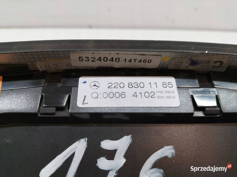 PANEL NAWIEWU 2208301185 MercedesBenz Sklasa IV Motoryzacja