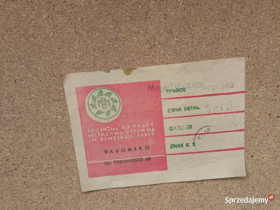 magiel ręczny PRL Stryszawa sprzedam