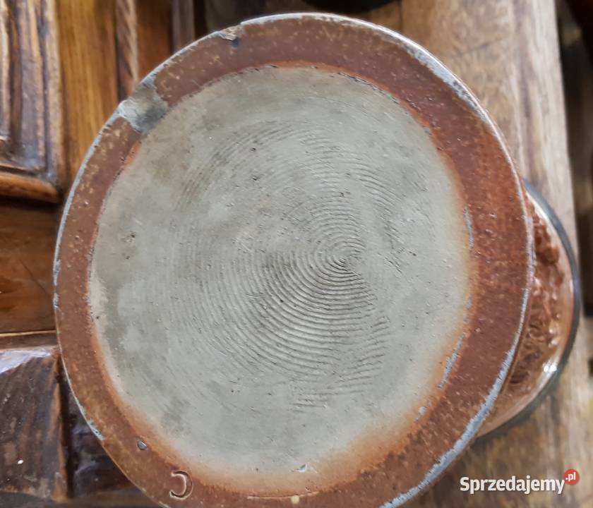 Herbatnica pojemnik na tytoń ceramika Hanau warmińsko-mazurskie Orneta