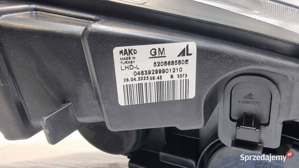 Opel Combo D lampa lewa przód 520868580E