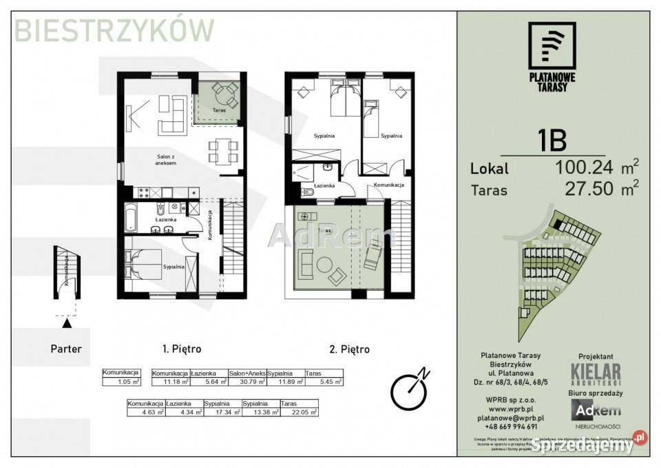 Sprzedaż mieszkania Biestrzyków Platanowa miejsce parkingowe Siechnice