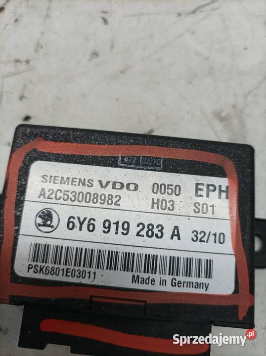 MODUŁ PDC PARKOWANIA 6Y6919283A Skoda Octavia I świętokrzyskie