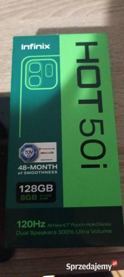 INFINIX HOT 50I ZEPSUTA MATRYCA I SZKIEŁKO Pozostałe mazowieckie Ciechanów