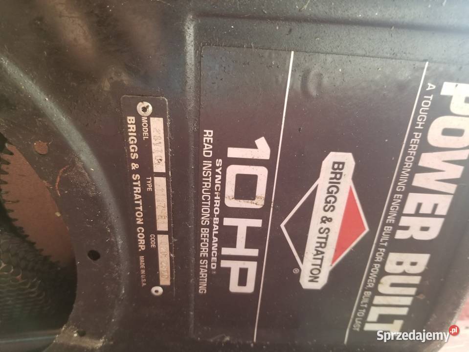 silnik briggsstratton 28v707 10hp do traktorka Potok sprzedam