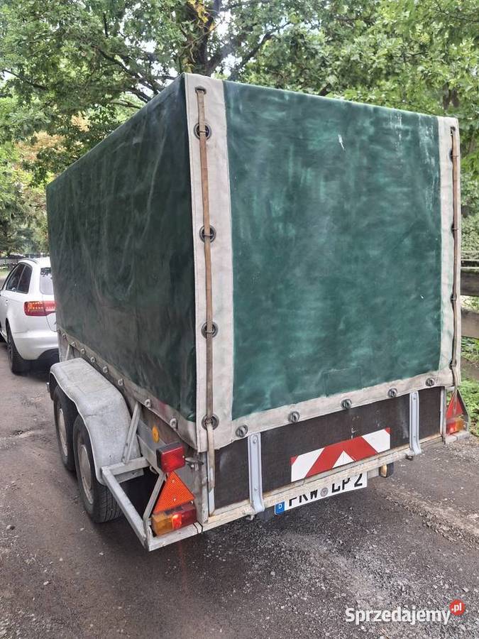 Przyczepa dwuosiowa 300x130x150 plandeka Krosno Odrzańskie