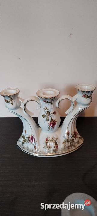 Porcelana Chodzież Iwona świeczniki i serwetniki Bielsko-Biała