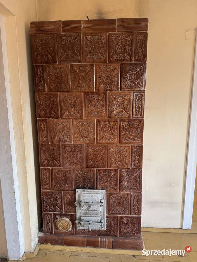 Duży piec kaflowy dwustronny 2 pokoje ozdobne Piece wolnostojące Lublin