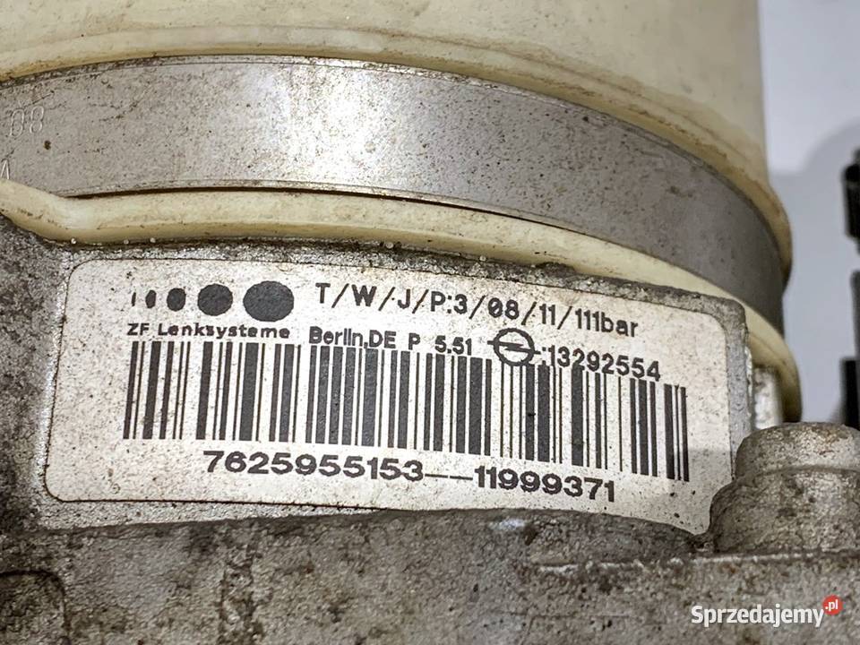 POMPA WSPOMAGANIA OPEL ZAFIRA B 13292554 18 140 sprzedam
