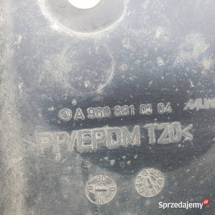 MERCEDES ACTROS MP4 WYGŁUSZENIE MASKOWNICA