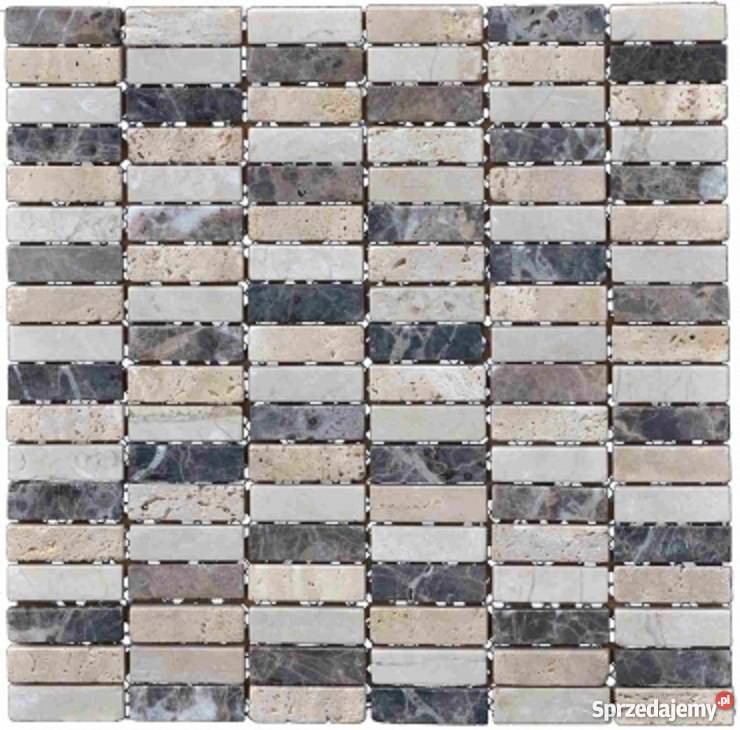 Mozaika Trawertyn Marmur Emperador 15x48 FM158 lubelskie Krzywda