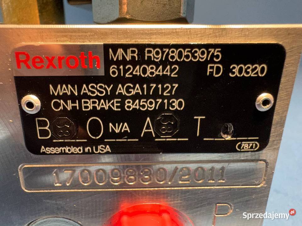 MAN ASSY AGA17127 84597130 R978053975 Zawór Poznań sprzedam