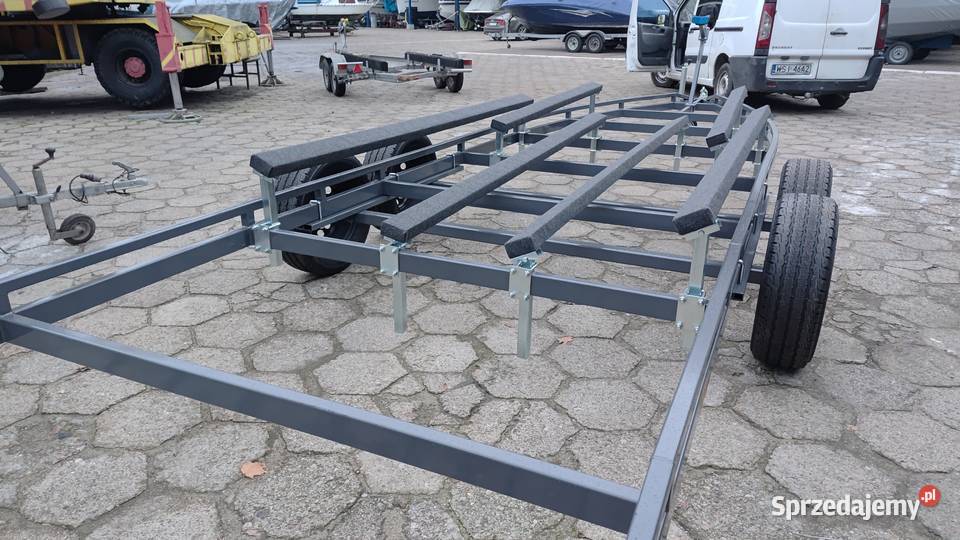 Przyczepka do łodzi wędkarskiej 8m portowa Żeglarstwo Wyszków sprzedam