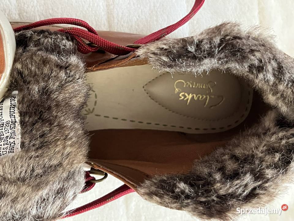 Clarks Sneakersy Somerset skórzane buty damskie skóra śląskie Jastrzębie-Zdrój sprzedam