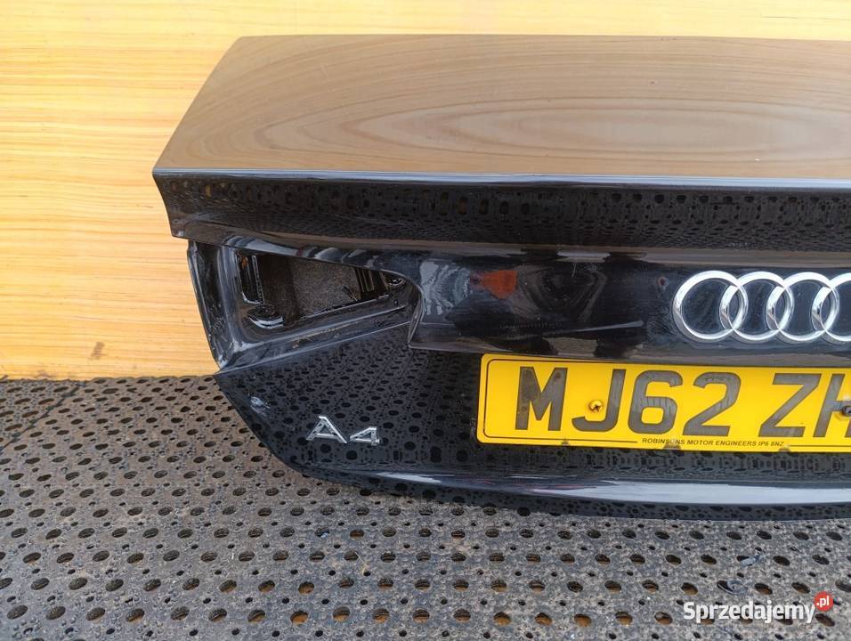 AUDI A4 B8 LIFT SEDAN KLAPA TYŁ LY9B Zbierkowo
