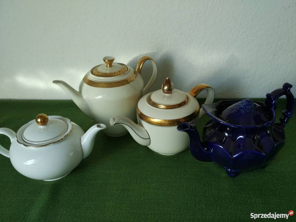 Piękny dzbanek Alka Kunst Kronach Masion złocony Ropa