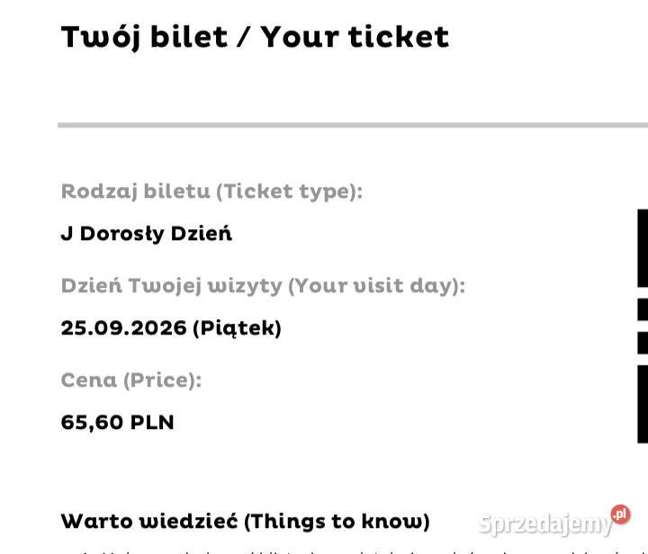 Suntago bilet mazowieckie sprzedam