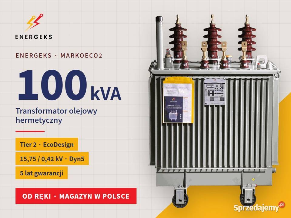 Transformator 100 kVA MarkoEco2 Tier 2 nowy