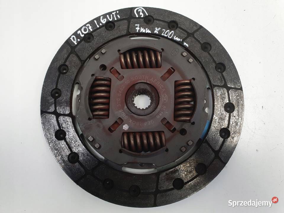 Peugeot 207 16 VTI TARCZA DOCISK sprzęgło lubelskie Chełm sprzedam