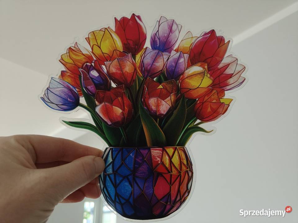 Nowy witraż witrażyk dekoracja okienna łapacz Płock sprzedam