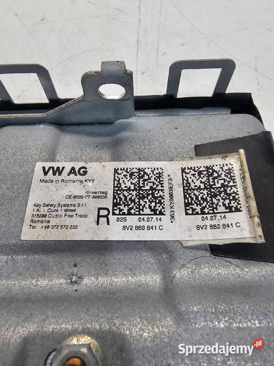 PODUSZKA KOLANOWA AUDI A3 8V 8V2880841C osobowe śląskie