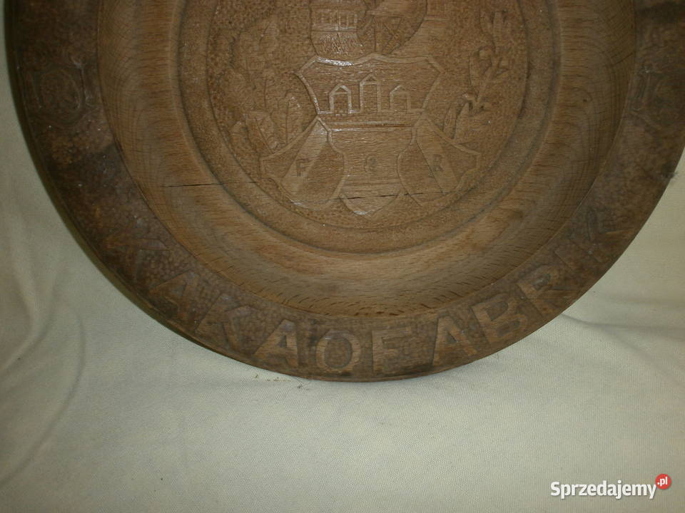 DREWNIANY TALERZ FABRYKA KAKAO Zielona Góra