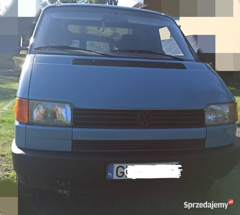 Volkswagen T4 Skrzydełka Long niebieski Trzebiatkowa
