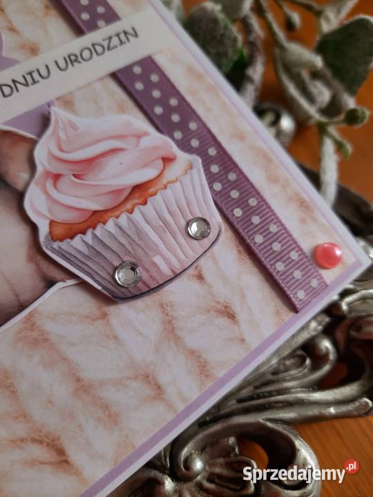Kartka personalizowana handmade urodziny Dęblin sprzedam