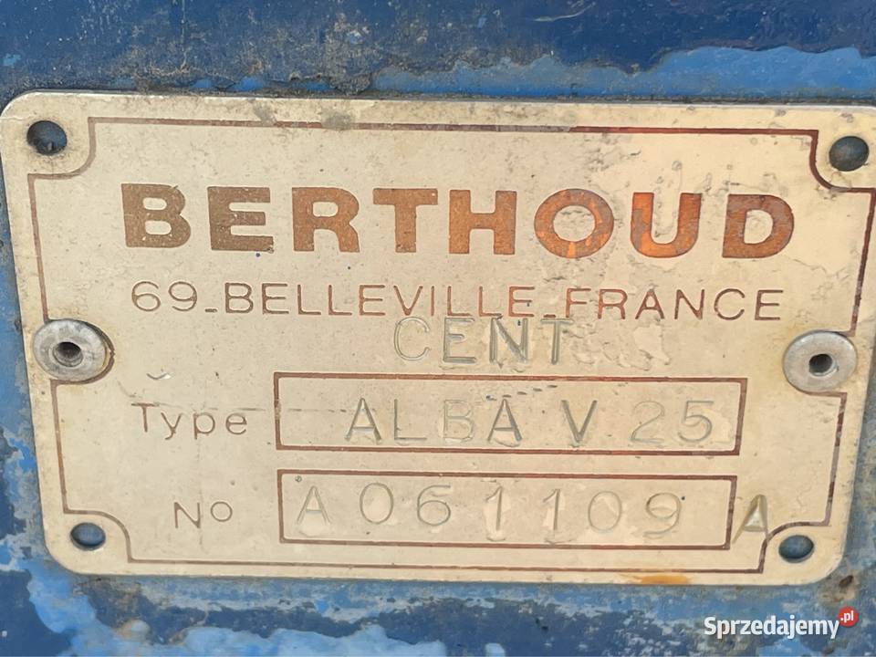 Opryskiwacz Berthoud Alba mazowieckie Strzegowo