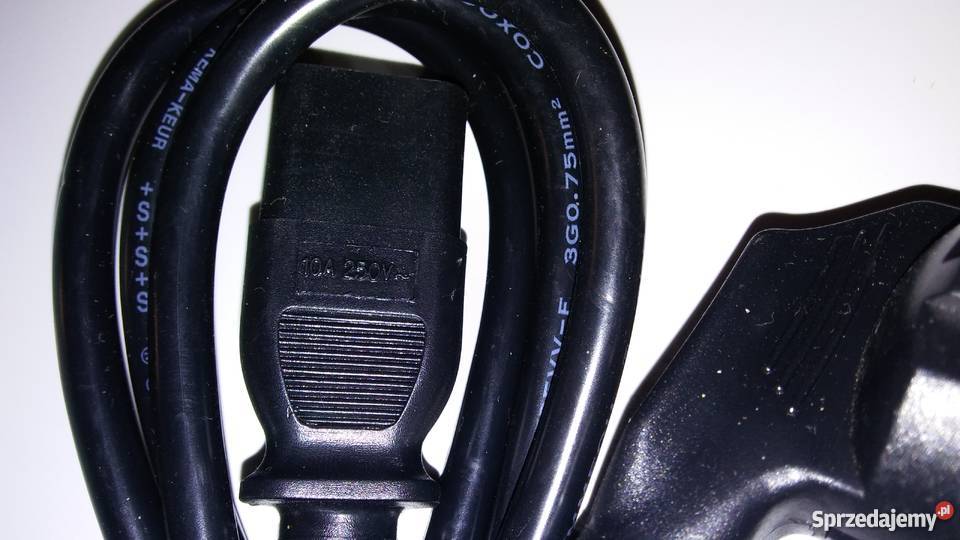 Przewód zasilający komputer monitor drukarka 17m mazowieckie Zielonka