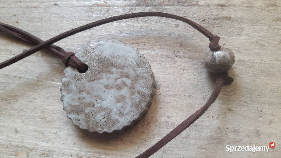 Naszyjnik ceramiczny ręcznie wykonany