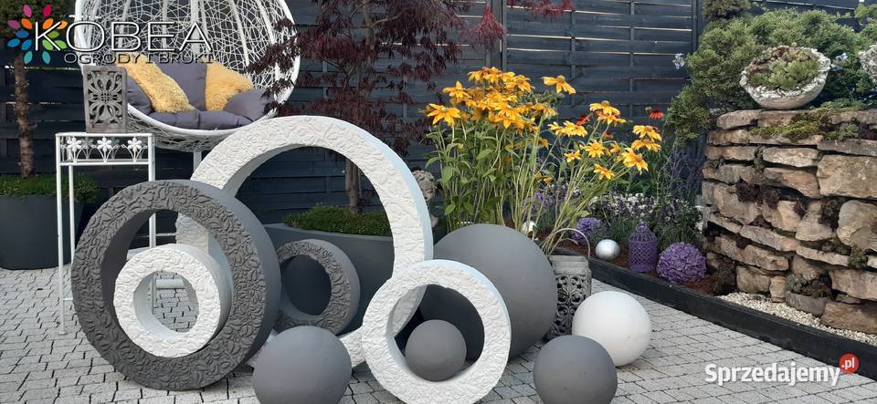 Kula betonowa 40 dekoracja ogrodu ozdoby Jaworze sprzedam
