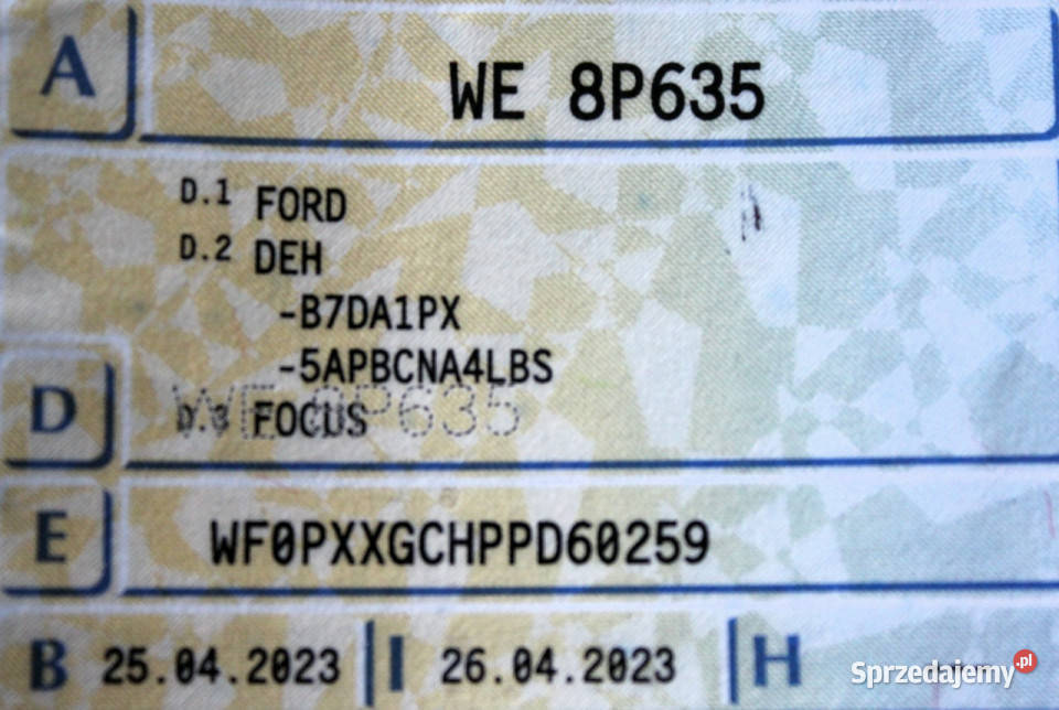 Ford Focus Titanium PakWinter FV23 SalonPL 125 podgrzewane fotele mazowieckie
