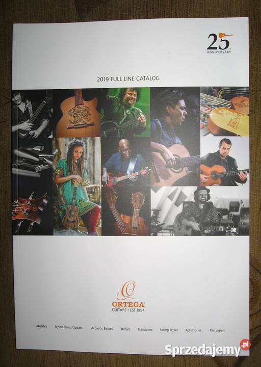 Ortega zestaw katalogów gitar pomorskie Kępice