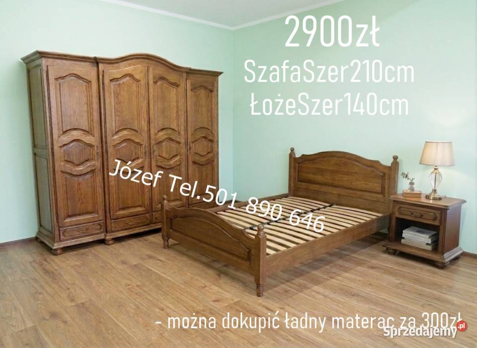 Piękna Sypialnia Dębowa mebledosypialni Pszczyna