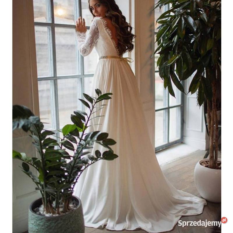 Suknia ślubna Ivory rękawy 36 38 40 42 Jelenia Góra sprzedam