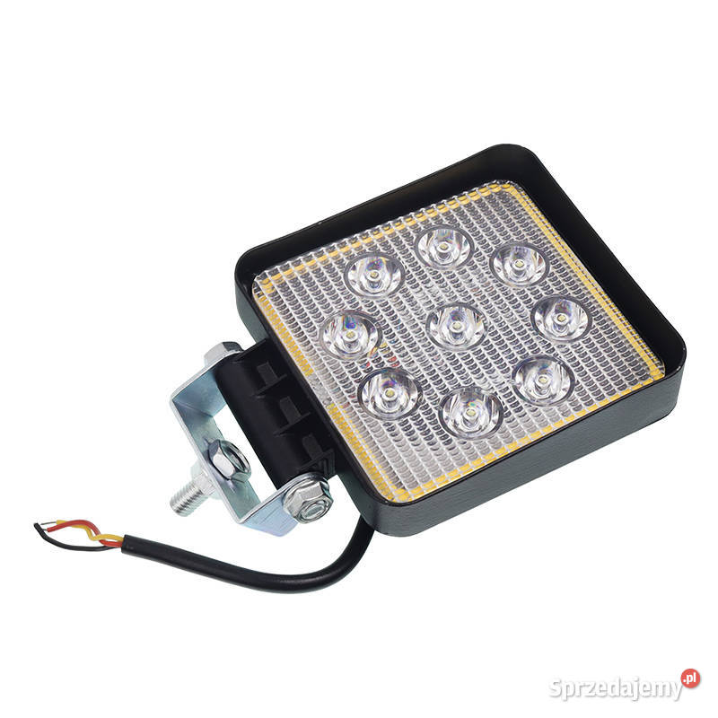 LAMPA ROBOCZA LEDOWA PROSTOKĄTNA 9 LED OBRYSOWA Lampy robocze lubelskie