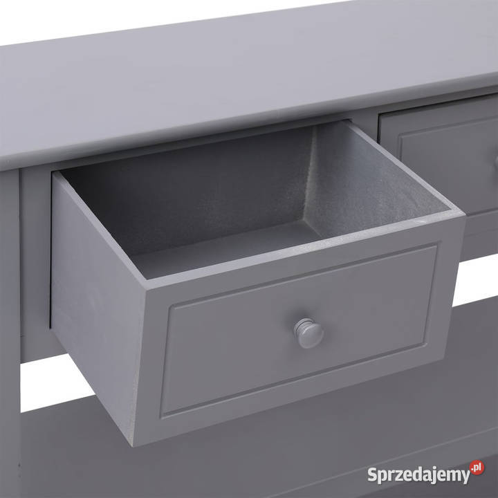 Szafka boczna szara 108x30x76 lite drewno Warszawa